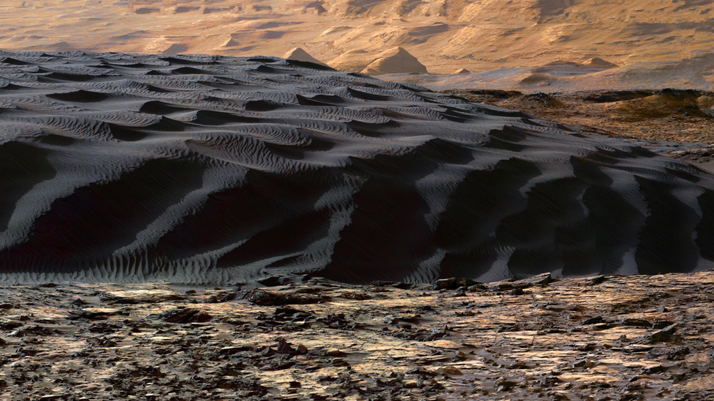 Black Sand Dune Found On Mars – JURASSIC SANDS